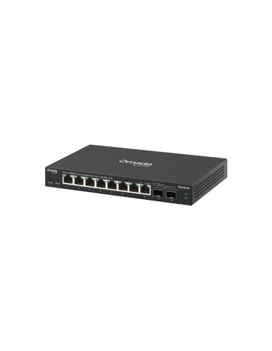 TP-Link ES210X-M2 switch Gestionado 2.5G Ethernet (100/1000/2500) Montaje en pared/escritorio Negro