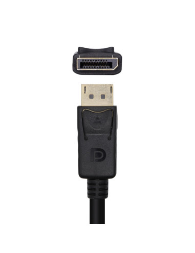 AISENS Cable Conversor DisplayPort A HDMI, DP/M-HDMI/M, Negro, 1.0m