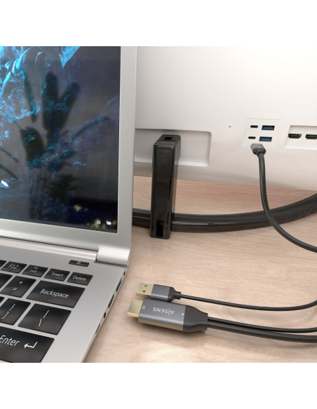 AISENS A109-0871 adaptador de cable de vídeo 1,8 m HDMI + USB USB Tipo C