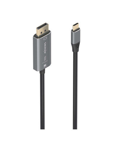 AISENS A109-0880 adaptador de cable de vídeo 1,8 m USB Tipo C
