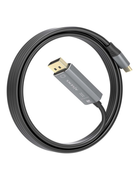 AISENS A109-0880 adaptador de cable de vídeo 1,8 m USB Tipo C