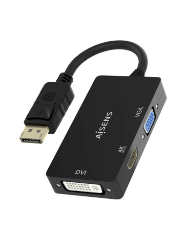 AISENS A125-0861 adaptador de cable de vídeo 0,15 m VGA + HDMI + DVI