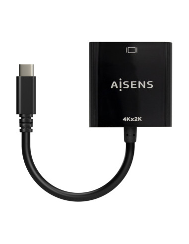 AISENS Conversor USB-C A HDMI 4K@30Hz, USB-C/M-HDMI/H, Negro, 15cm