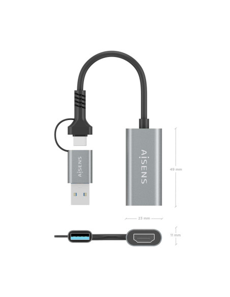 AISENS A109-0913 Adaptador gráfico USB 1920 x 1080 Pixeles