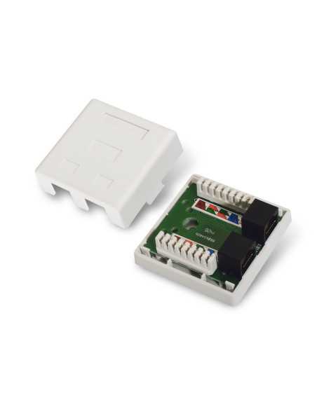 AISENS A139-0302 caja de conexiones de red Cat6 Blanco