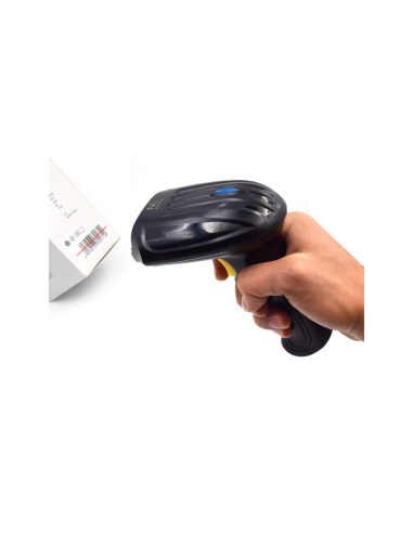 Ewent EW3430 lector de código de barras Lector de códigos de barras portátil 1D LED Negro