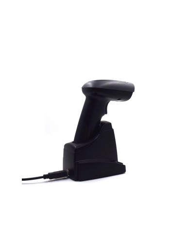 Ewent EW3440 lector de código de barras Lector de códigos de barras portátil 1D/2D Negro