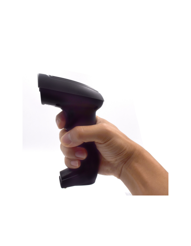 Ewent EW3440 lector de código de barras Lector de códigos de barras portátil 1D/2D Negro