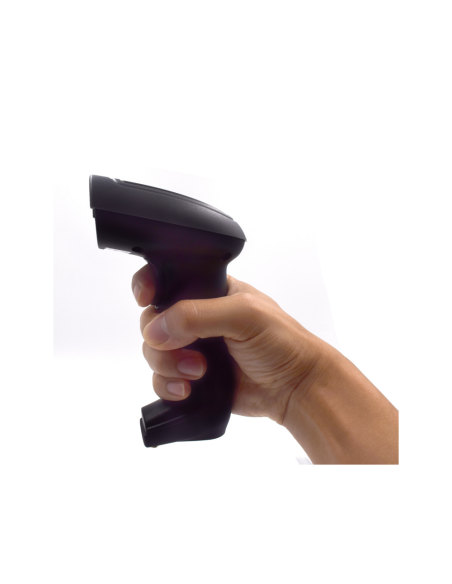 Ewent EW3440 lector de código de barras Lector de códigos de barras portátil 1D/2D Negro