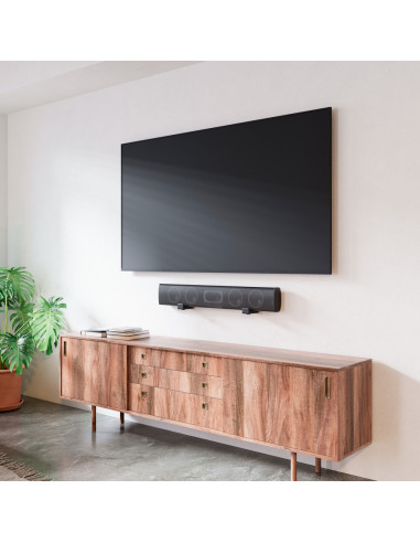 AISENS Soporte Universal de Pared para Barra de Sonido, Negro