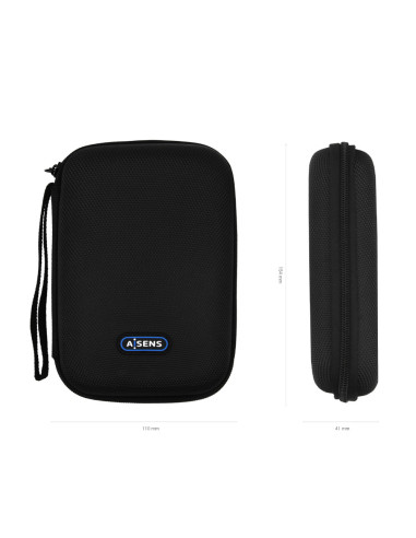 AISENS Estuche Protector para Caja Externa 2.5?, Negro
