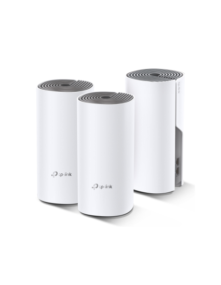 TP-Link Deco E4 (3-pack) Doble banda (2,4 GHz / 5 GHz) Wi-Fi 5 (802.11ac) Blanco, Gris 2 Interno