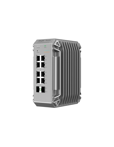 Ruijie Networks RG-NIS3100-8GT2SFP-HP switch Gestionado L2 Gigabit Ethernet (10/100/1000) Energía sobre Ethernet (PoE) Gris