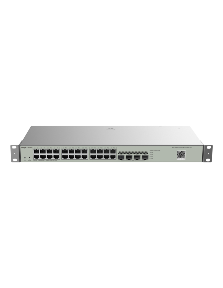 Ruijie Networks RG-NBS3100-24GT4SFP-V2 switch Gestionado L2 Gigabit Ethernet (10/100/1000) Metálico