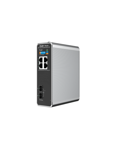 Ruijie Networks RG-NIS2100 Gestionado L2 Gigabit Ethernet (10/100/1000) Energía sobre Ethernet (PoE) Negro, Acero inoxidable