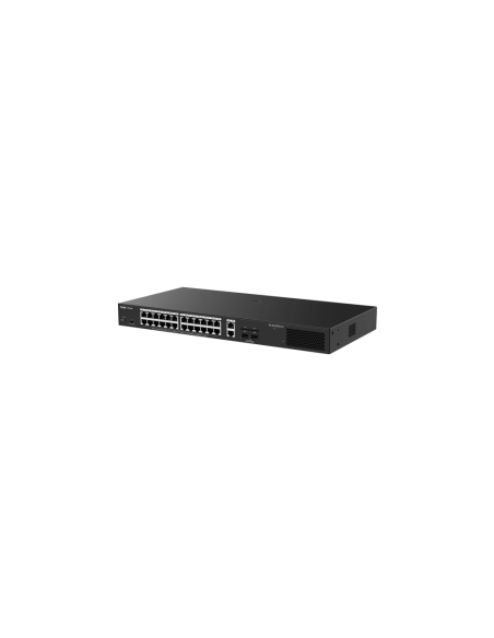 Ruijie Networks RG-ES228GS-LP switch Gestionado L2 Gigabit Ethernet (10/100/1000) Energía sobre Ethernet (PoE) Escritorio Negro