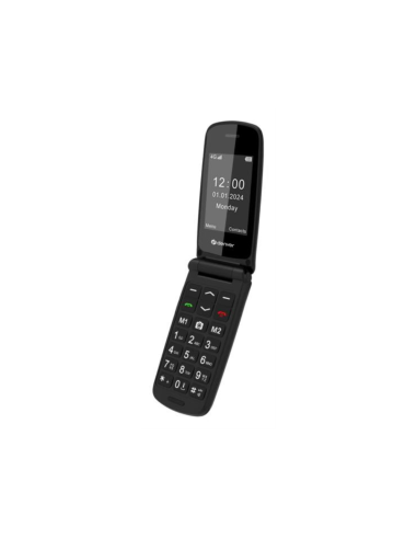 Denver BAS-24800L teléfono móvil 6,1 cm (2.4") Negro Teléfono para personas mayores