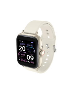 Denver SWC-156BEMK2 Relojes inteligentes y deportivos 3,66 cm (1.44") TFT 128 x 128 Pixeles Pantalla táctil Beige