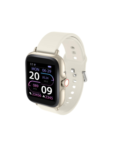 Denver SWC-156BEMK2 Relojes inteligentes y deportivos 3,66 cm (1.44") TFT 128 x 128 Pixeles Pantalla táctil Beige
