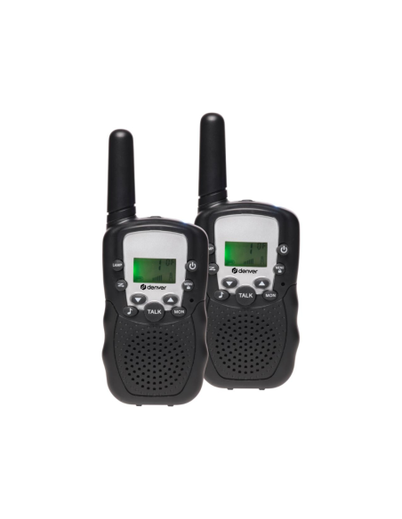Denver WTA-449 two-way radios 8 canales 446 MHz Negro