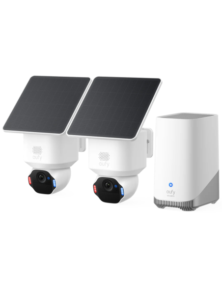 Eufy SoloCam E42 + HomeBase S380 Bala (forma) Cámara de seguridad IP Interior y exterior 3840 x 2160 Pixeles Techo/pared