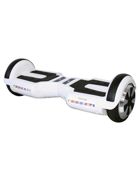 Denver DBO-6502 scooter auto balanceado Tabla de dos ruedas autoequilibrada 15 kmh 4000 mAh Blanco