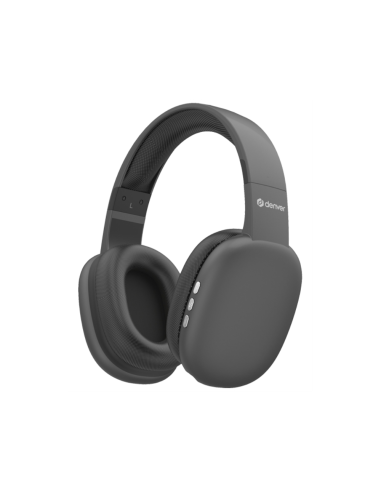 Denver BTH-252 auricular y casco Auriculares Inalámbrico De mano Llamadas/Música/Deporte/Uso diario Bluetooth Gris