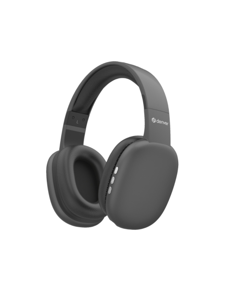 Denver BTH-252 auricular y casco Auriculares Inalámbrico De mano Llamadas/Música/Deporte/Uso diario Bluetooth Gris