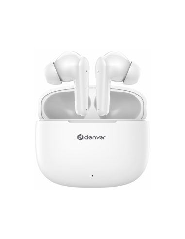 Denver TWE-48W auricular y casco Auriculares True Wireless Stereo (TWS) Dentro de oído Llamadas/Música Bluetooth Blanco
