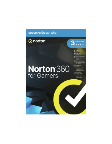 Norton 360 for Gamers Seguridad de antivirus Base Español 1 licencia(s) 1 año(s)