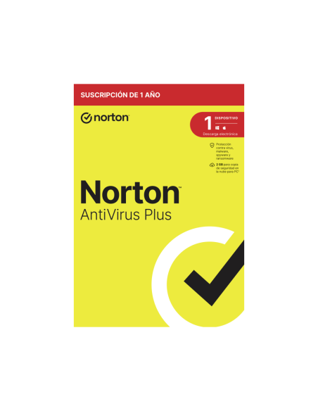 Norton AntiVirus Plus Seguridad de antivirus Base Español 1 licencia(s) 1 año(s)