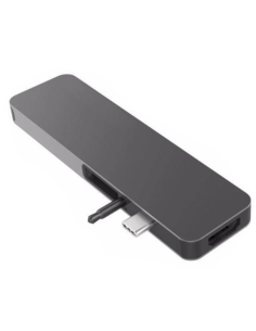 HYPER GN21D-GRAY base para portátil y replicador de puertos Gris