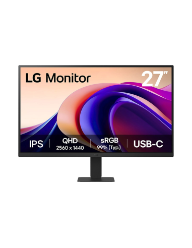 LG 27'' QHD Monitor pantalla para PC 68,6 cm (27") 2560 x 1440 Pixeles Quad HD Negro