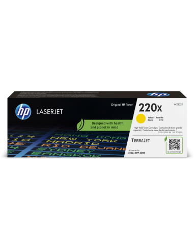 HP Cartucho de tóner Original LaserJet 220X amarillo