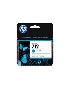 HP Cartucho de Tinta DesignJet 712 cian de 29 ml