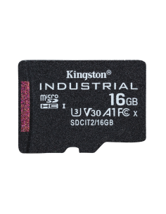 Kingston Technology Tarjeta 16GB microSDHC Industrial C10 A1 pSLC paquete individual sin adaptador