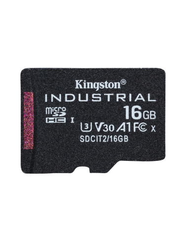 Kingston Technology Tarjeta 16GB microSDHC Industrial C10 A1 pSLC paquete individual sin adaptador
