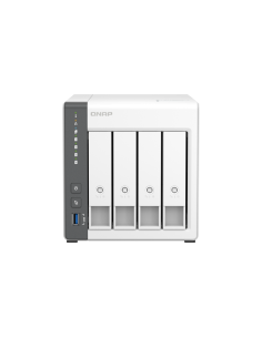 QNAP TS-433 NAS Torre ARM Cortex-A55 4 GB 0 TB QNAP QTS Blanco
