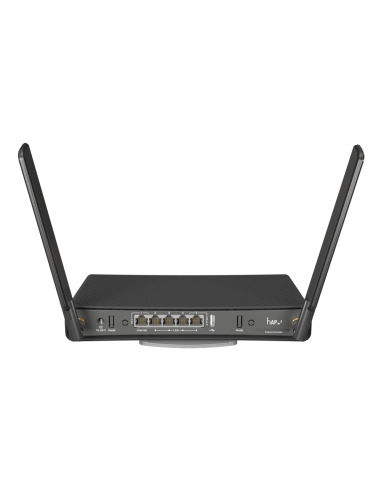 Mikrotik hAP ac³ router inalámbrico Gigabit Ethernet Doble banda (2,4 GHz / 5 GHz) Negro