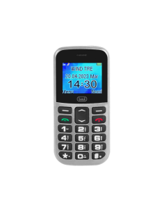 Trevi Max 20 4,5 cm (1.77") 160 g Plata Teléfono para personas mayores