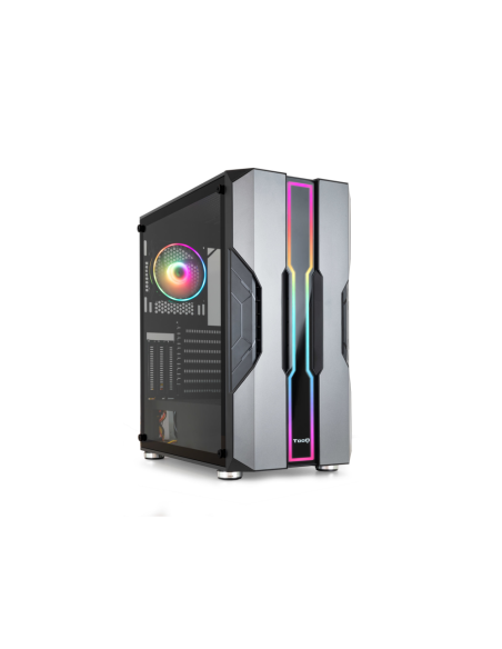 TooQ Caja Semitorre Gaming TQGCC103-B “NIGHTCITY” Negra