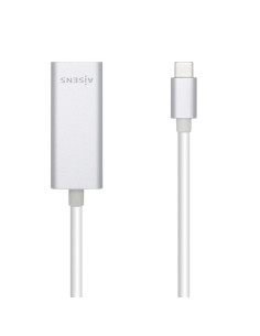 AISENS Conversor USB3.1 Gen1 USB-C A Ethernet Gigabit 10/100/1000 Mbps, 15 cm