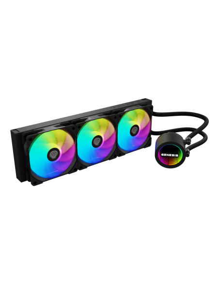 GENESIS NLG-2321 sistema de refrigeración para ordenador Carcasa del ordenador Kit de refrigeración líquida Negro