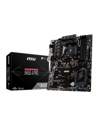 MSI B450-A-PRO AMD B450 Zócalo AM4 ATX
