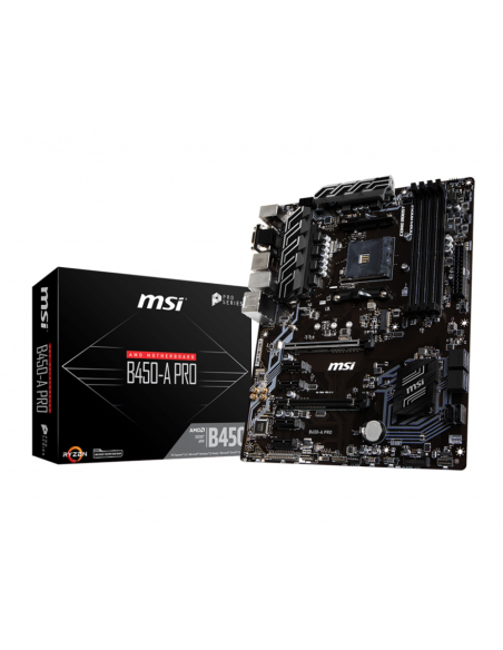 MSI B450-A-PRO AMD B450 Zócalo AM4 ATX