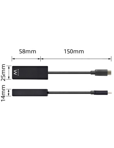 Ewent EW9828 adaptador y tarjeta de red Ethernet 5000 Mbit/s