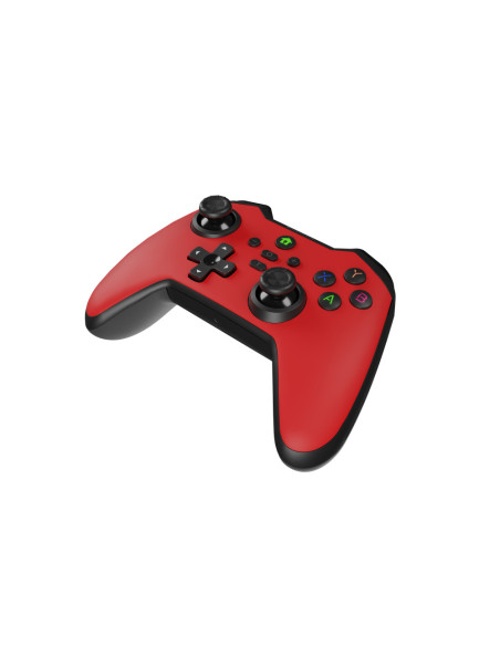 GENESIS Mangan 400 Rojo Bluetooth Gamepad Analógico/Digital Android, MAC, Nintendo Switch, PC, iOS