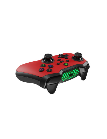 GENESIS Mangan 400 Rojo Bluetooth Gamepad Analógico/Digital Android, MAC, Nintendo Switch, PC, iOS