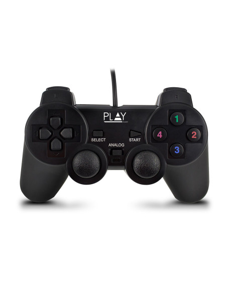 Ewent Play Negro USB 2.0 Gamepad Analógico/Digital PC