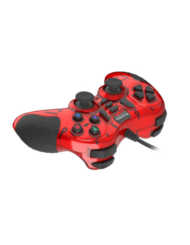 GENESIS MANGAN 200 Rojo USB 2.0 Gamepad Analógico/Digital PC